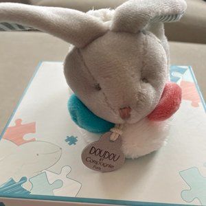 Doudou et Champagnie bunny slippers NWT